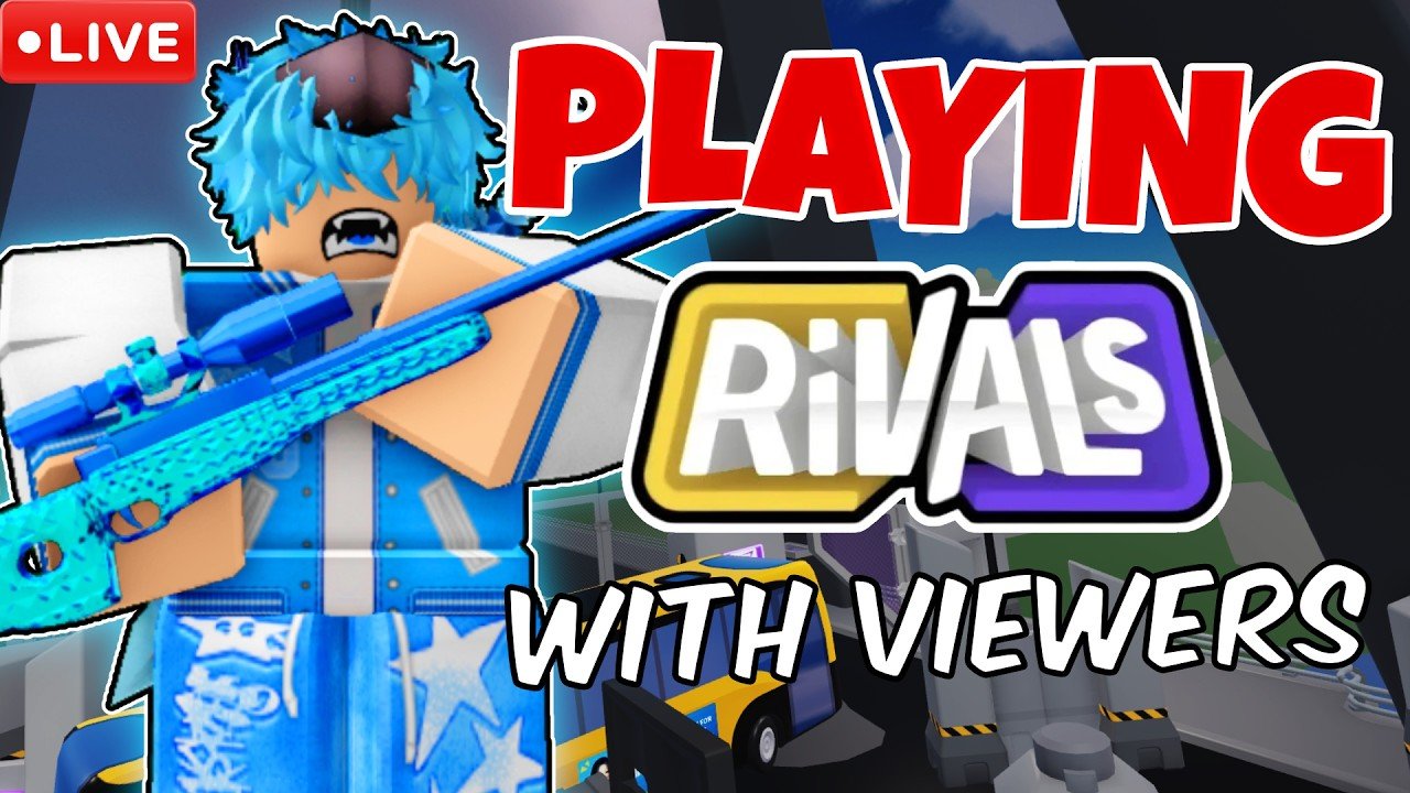 Roblox Rivals LIVE – Playing With Viewers & Epic Sniper Battles