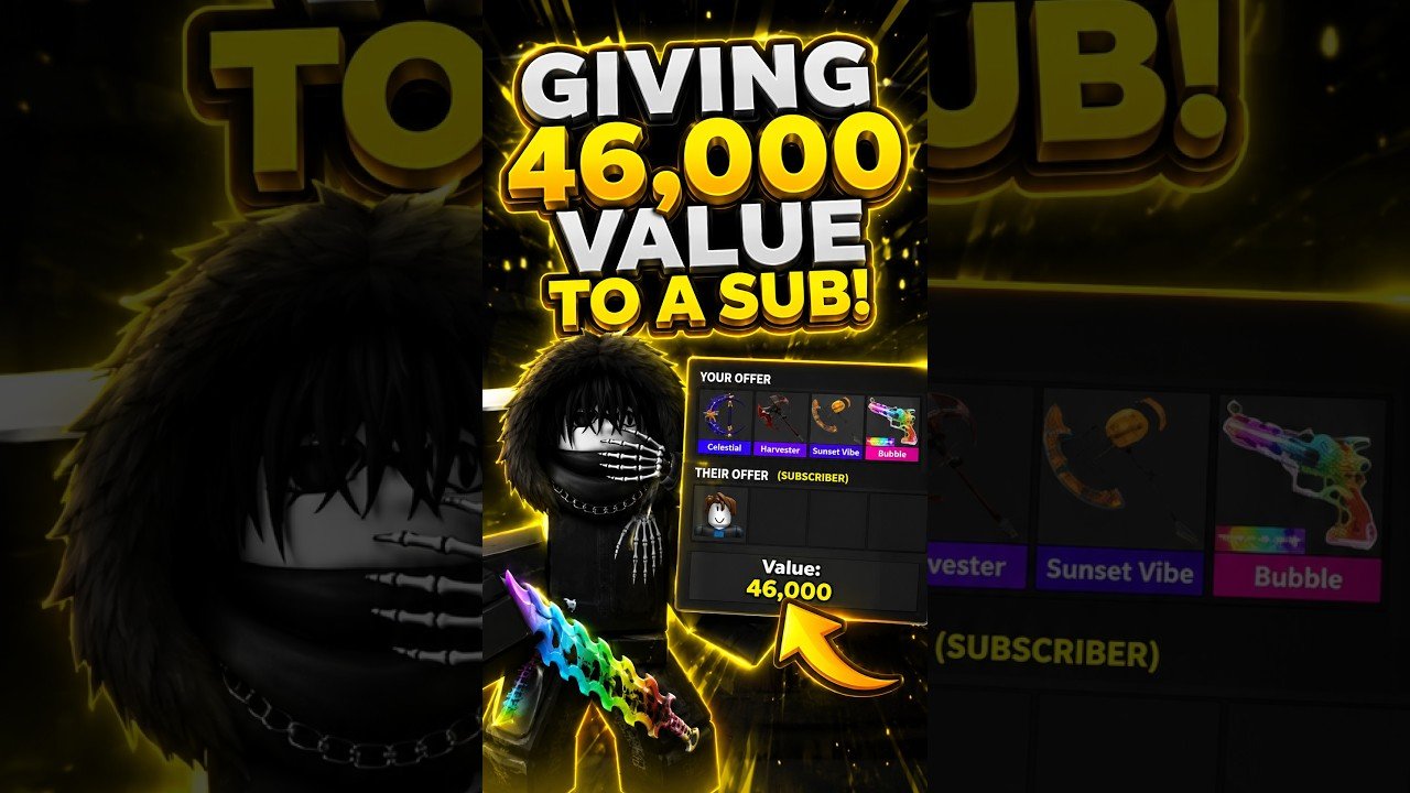 I gave 46,000 Value to a Subscriber!!!