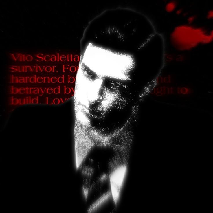 Dark Mafia Survivor Artwork – Noir Crime Character Portrait